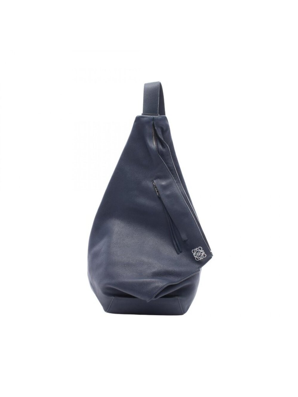 Loewe Waist Bag Anton Navy White Leather Backpack